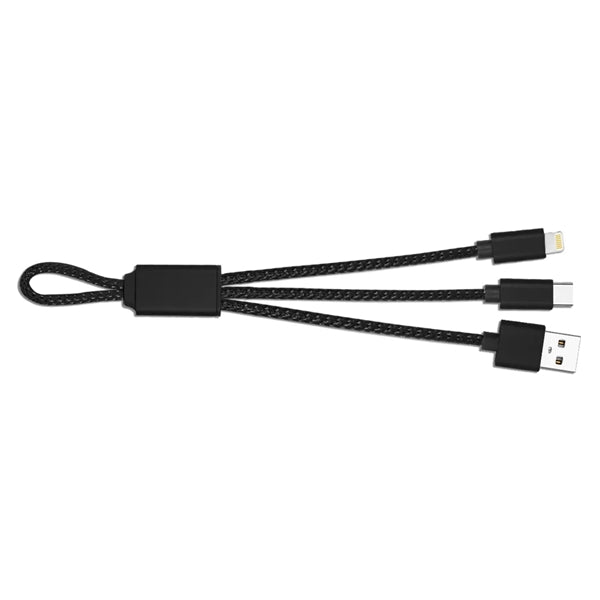 FlexCharge Duo USB-C & Lightning Cable