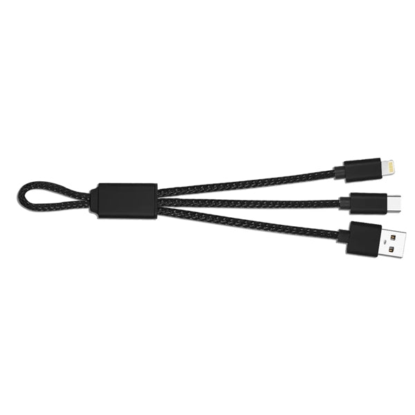 FlexCharge Duo USB-C & Lightning Cable