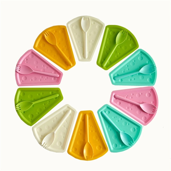 Disposable Plastic Cake Cutlery Set