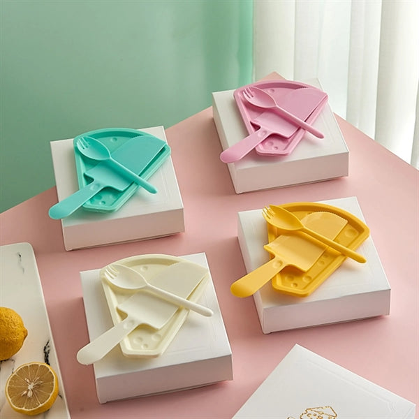 Disposable Plastic Cake Cutlery Set