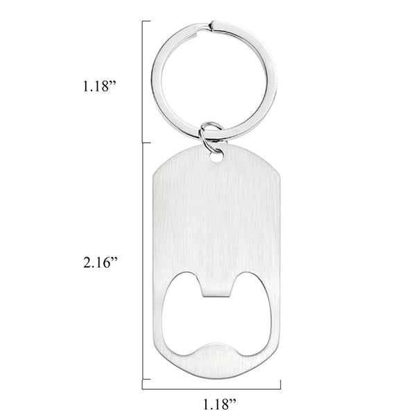Beer Bottle Opener Keychain