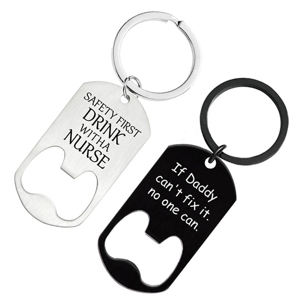 Beer Bottle Opener Keychain