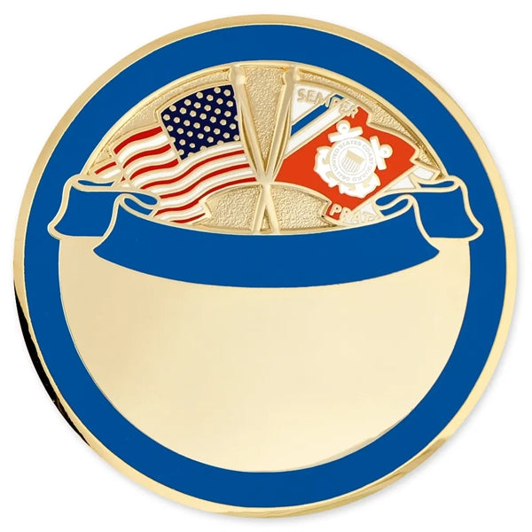 Officially Licensed Engravable U.S. Coast Guard Coin