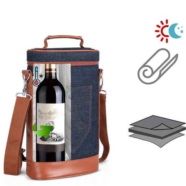 Wine Cooling Bag Two Bottle