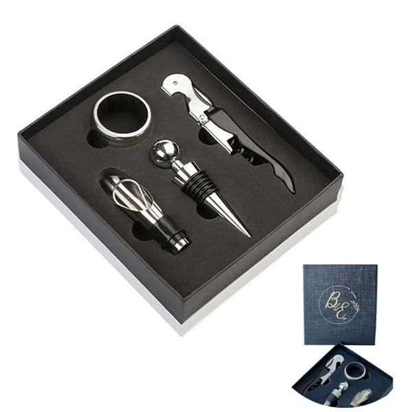 4pcs Wine Bottle Opener Corkscrew Set