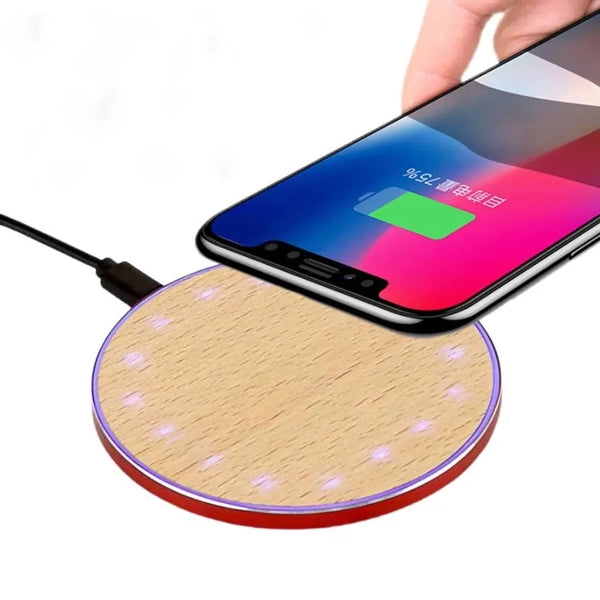 Eco Friendly 15W Fast Wireless Charger QI Pad For Mobile
