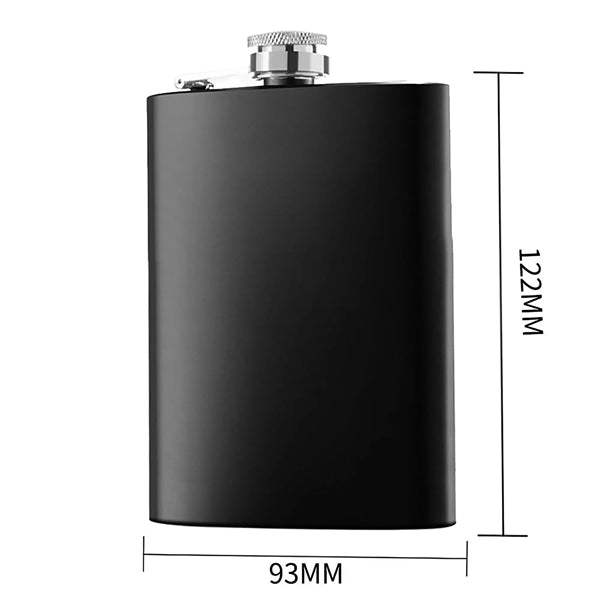 8 Ounce Stainless Steel Hip Flask