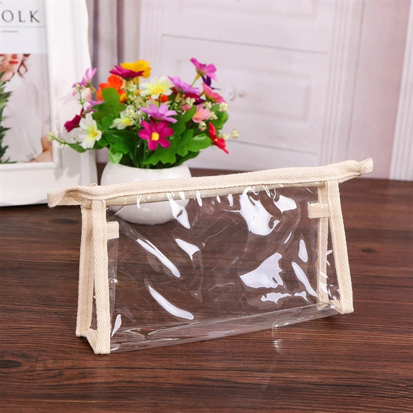 Logo Transparent PVC Toiletry Pouch
