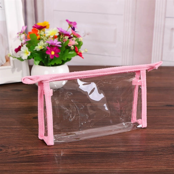 Logo Transparent PVC Toiletry Pouch