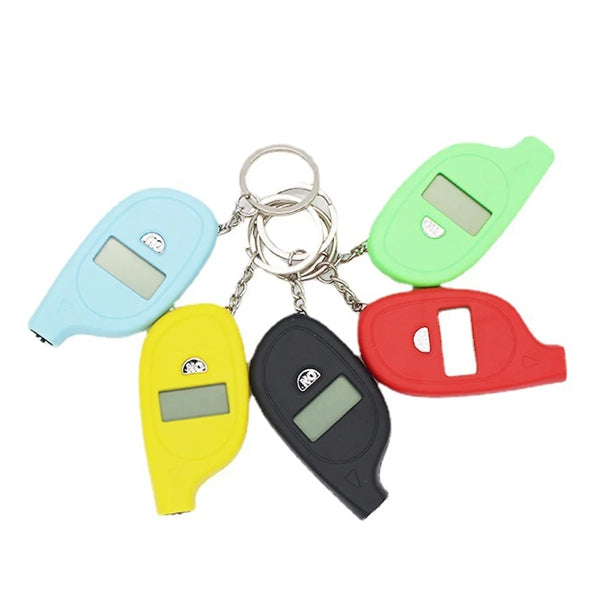 Mini Tire Pressure Gauge Digital Lcd Display With Keychain
