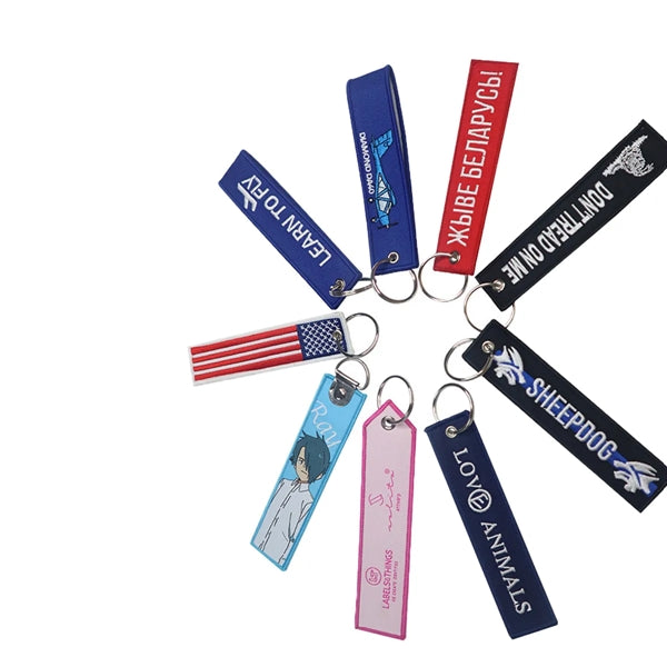 Rectangle Keychain Rings Key Holders