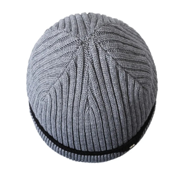 Premium Cuffed Rib-Knit Winter Beanie with Custom Embroidery
