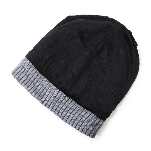Premium Cuffed Rib-Knit Winter Beanie with Custom Embroidery