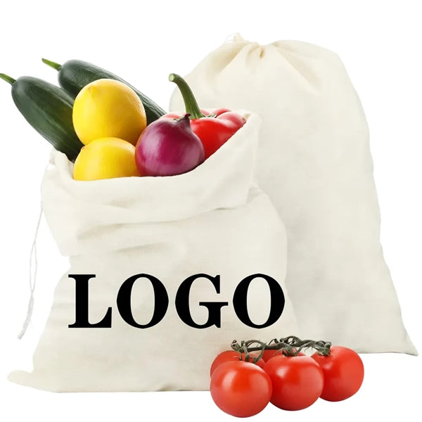 Drawstring Backpack Rope Bag Christmas Canvas Shopping Tote