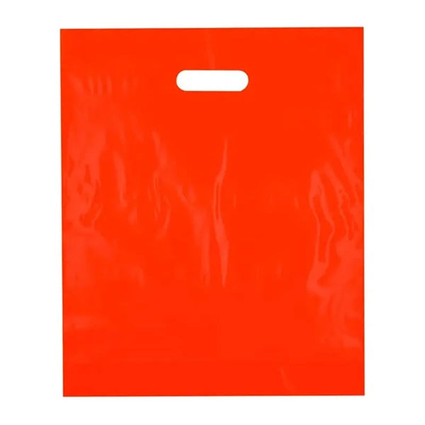Retail Clothing Packing Die Cut Handle Plastic Bags