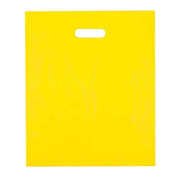 Retail Clothing Packing Die Cut Handle Plastic Bags