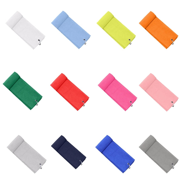 Quick Dry Microfiber Golf Towel W/Metal Carabiner