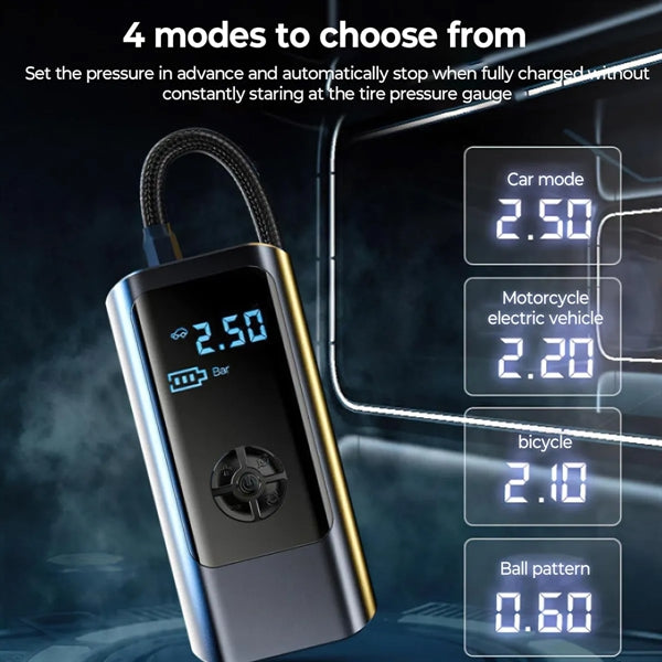 Digital Display Car Inflatable Pump