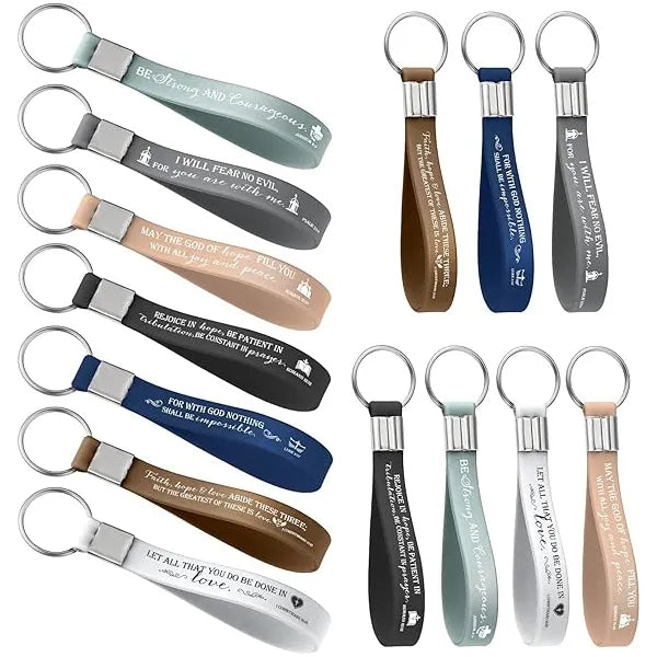Silicone Religious Key Chains