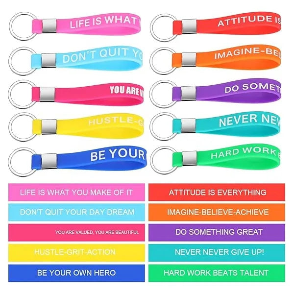 Silicone Religious Key Chains