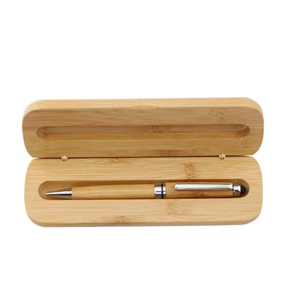 Luxury 2 in 1 Eco Friendly Bamboo Wood Stylus Ballpoint Pen