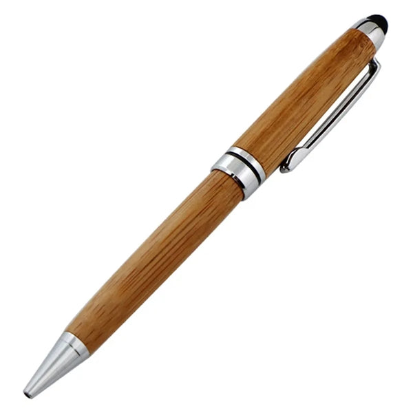 Luxury 2 in 1 Eco Friendly Bamboo Wood Stylus Ballpoint Pen