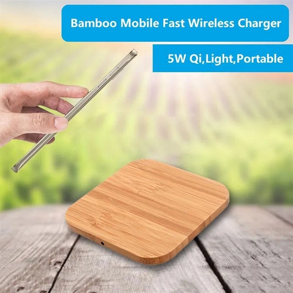 Bamboo Wood 5W Wireless Charger