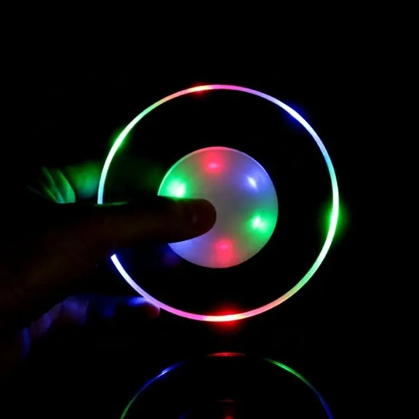 Acrylic Non-Slip Waterproof Transparent LED Cocktail Coaster