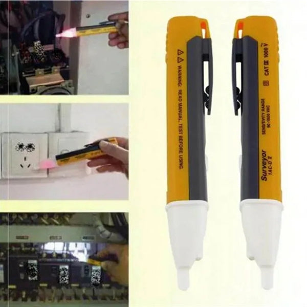 AC Power Voltage Detector Sensor Socket Pen LED Drop Light