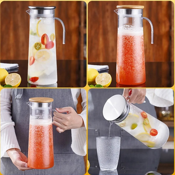PC Acrylic Plastic High Temperature Resistant Juice Beer Jug