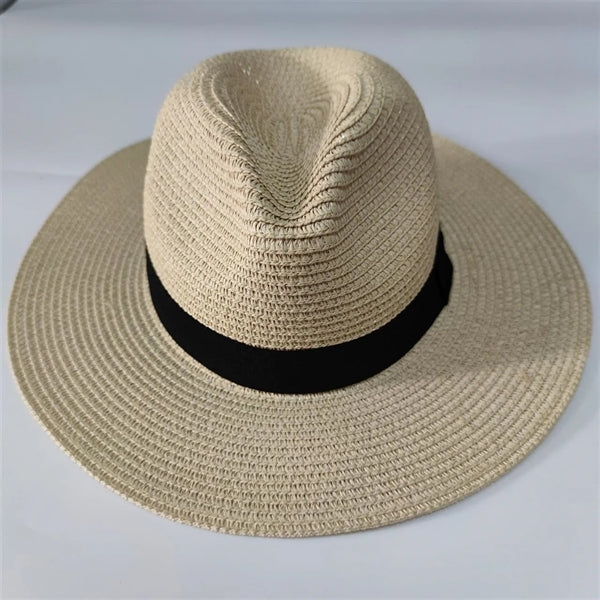 Women Couple Straw Fedora Hats