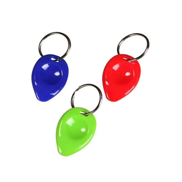 Plastic lottery scratcher keychain