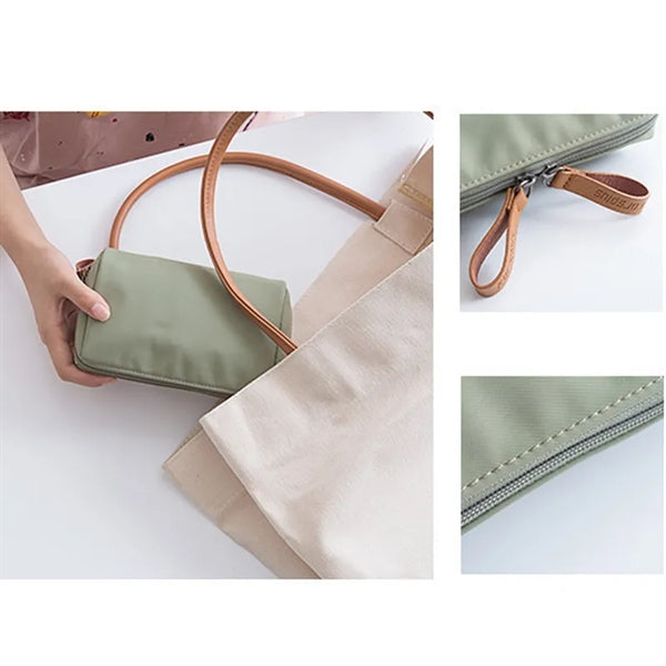 Small Makeup Bag Zipper Pouch