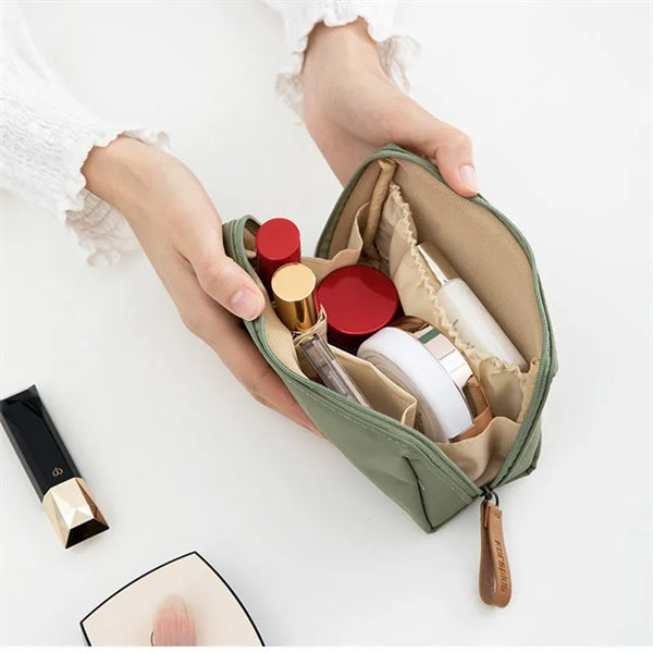 Small Makeup Bag Zipper Pouch