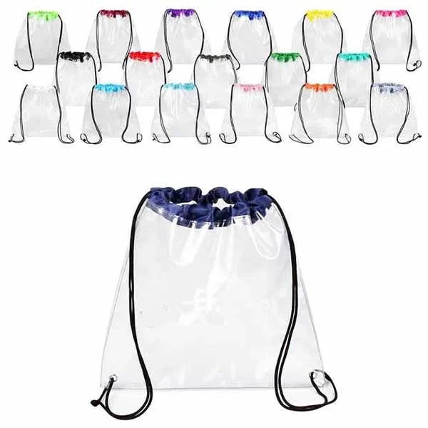 Clear Drawstring Bag
