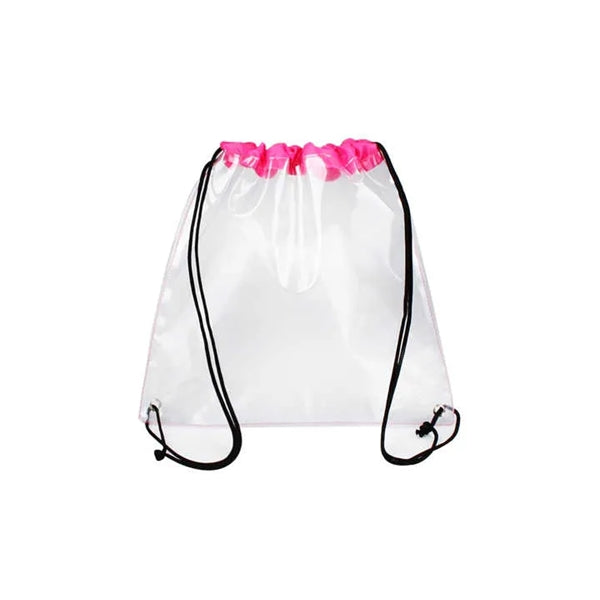 Clear Drawstring Bag