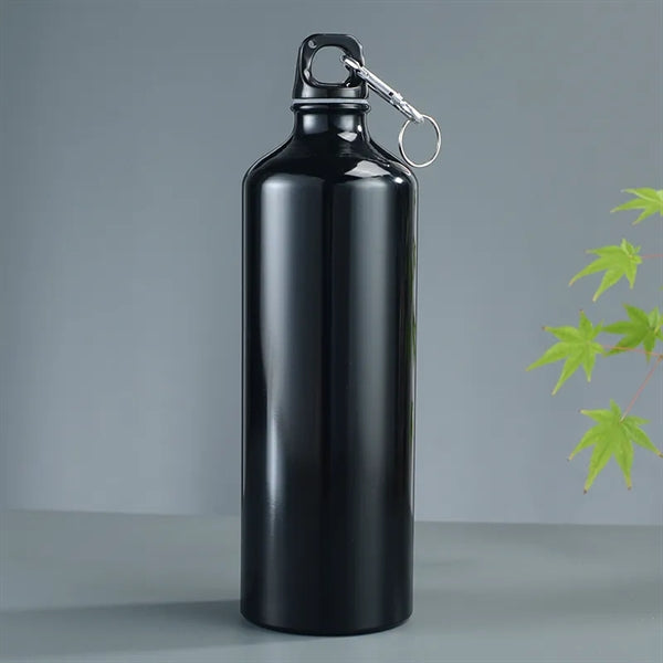 25oz Aluminum Sports Water Bottle with Twist Cap and Hook