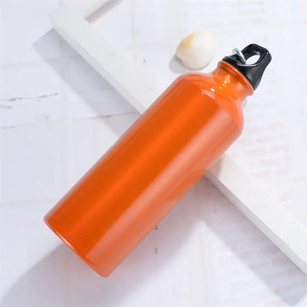 25oz Aluminum Sports Water Bottle with Twist Cap and Hook