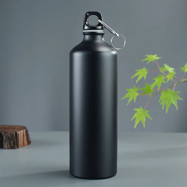 25oz Aluminum Sports Water Bottle with Twist Cap and Hook