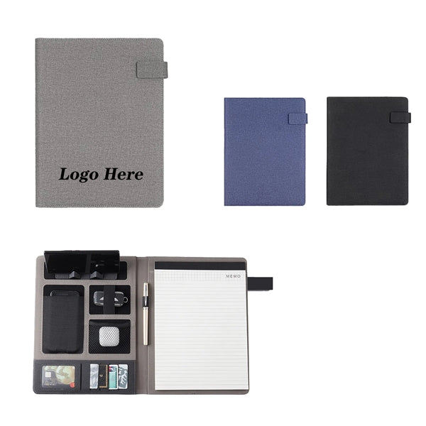 A4 Portfolio Padfolio Pu Leather Binder Writing Pad