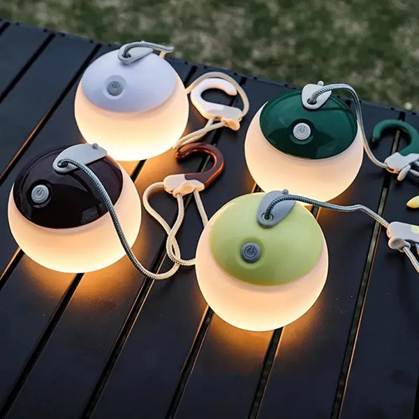 Portable LED Camping Lantern Rechargeable Light