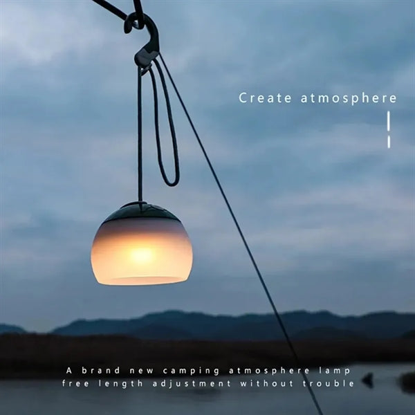 Portable LED Camping Lantern Rechargeable Light