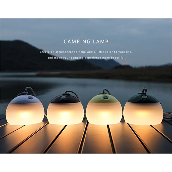 Portable LED Camping Lantern Rechargeable Light