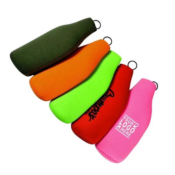 12 Oz Zipper Beer Bottle Coolies Cooler Insulator