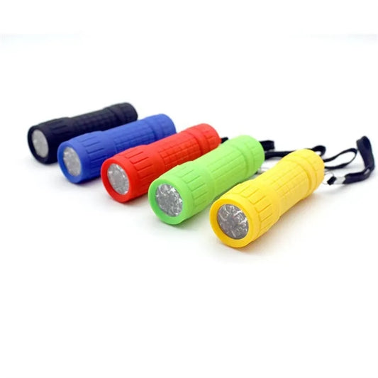 LED Flashlight Compact Handheld Torch Assorted Colors