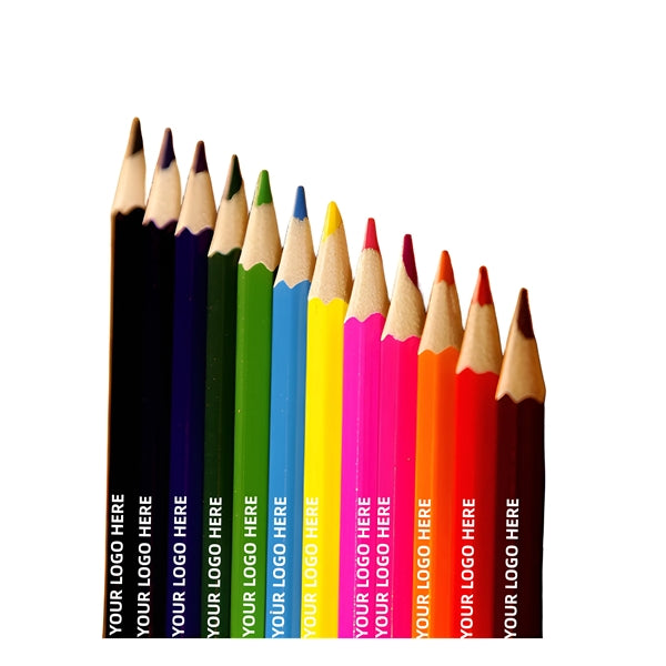 24 Pack colored pencils with paper case