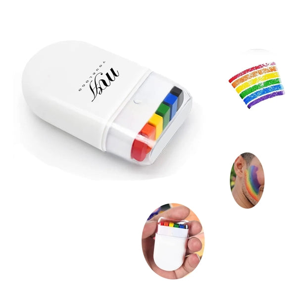 Six Color Rainbow Facial Graffitti Pen Celebration