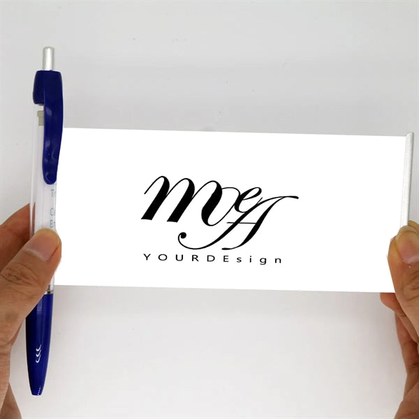 Advertising Ballpoint Pens Banner Extractable Custom