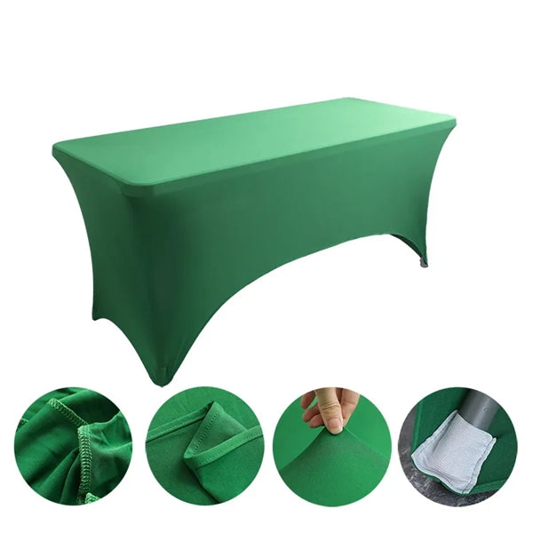 Premium Stretch Table Cover 6ft 3-Sided (Dye-Sublimated)