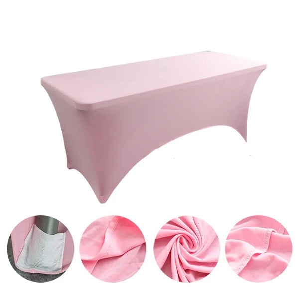 Premium Stretch Table Cover 6ft 3-Sided (Dye-Sublimated)